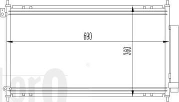 ABAKUS 018-016-0014 - Kondensor, klimatanläggning xdelar.se