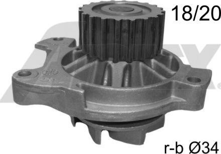 Airtex 9274R - Vattenpump xdelar.se