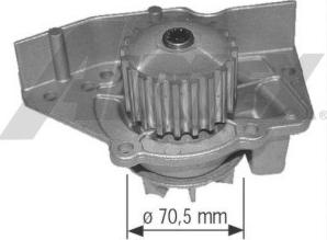 Airtex 1579 - Vattenpump xdelar.se