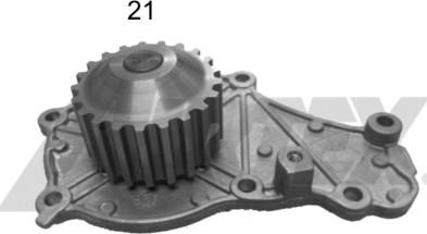 Airtex 1673 - Vattenpump xdelar.se