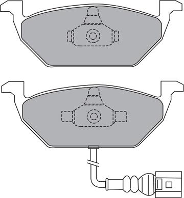 AISIN ASN-2152 - Bromsbeläggssats, skivbroms xdelar.se