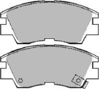 AISIN ASN-2310 - Bromsbeläggssats, skivbroms xdelar.se