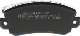 AISIN BPFI-1005 - Bromsbeläggssats, skivbroms xdelar.se