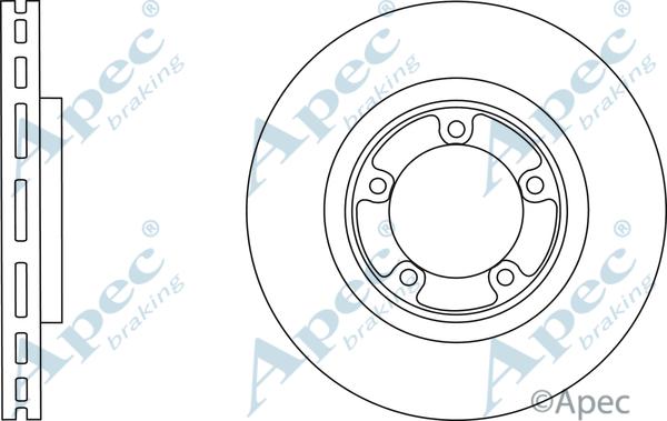 Blue Print ADC443124 - Bromsskiva xdelar.se