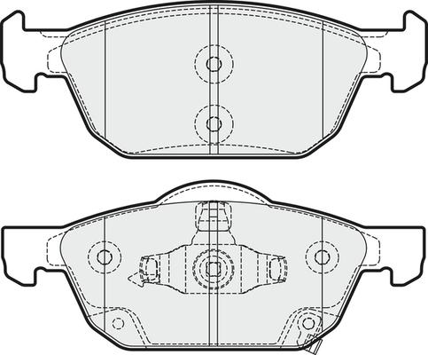 Valeo 302468 - Bromsbeläggssats, skivbroms xdelar.se