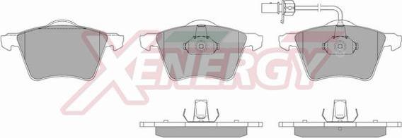 AP XENERGY X40730 - Bromsbeläggssats, skivbroms xdelar.se