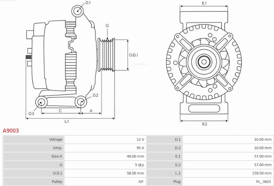 AS-PL A9003 - Generator xdelar.se