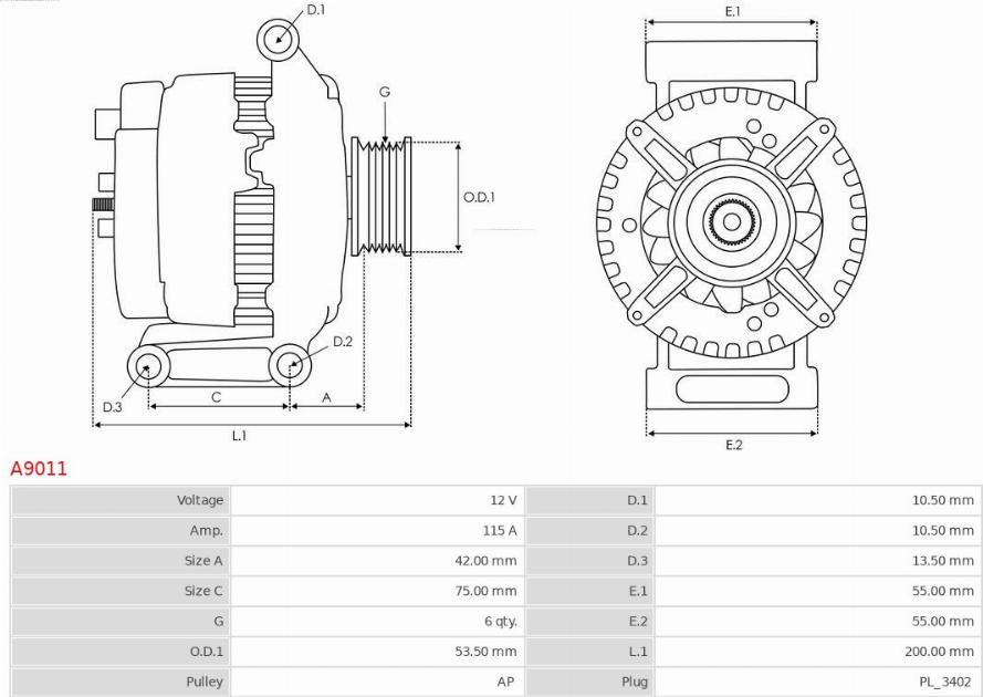 AS-PL A9011 - Generator xdelar.se