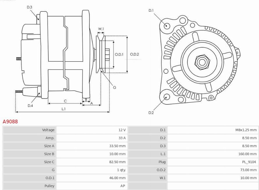 AS-PL A9088 - Generator xdelar.se