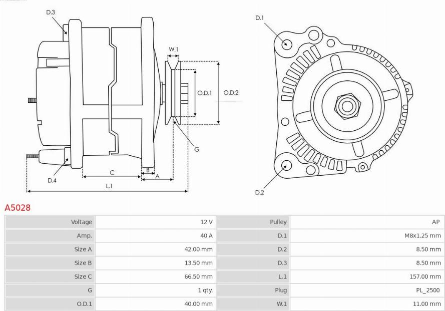 AS-PL A5028 - Generator xdelar.se