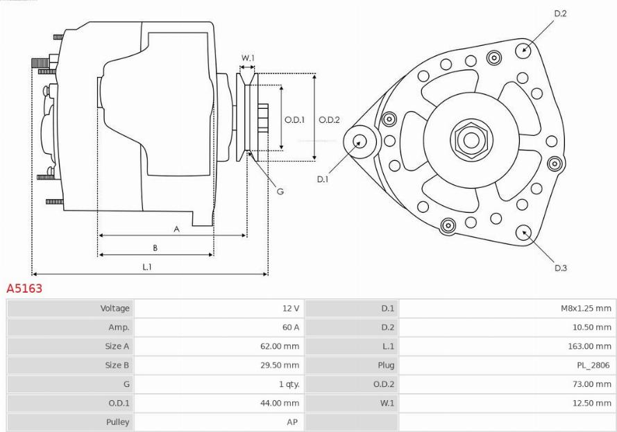 AS-PL A5163 - Generator xdelar.se