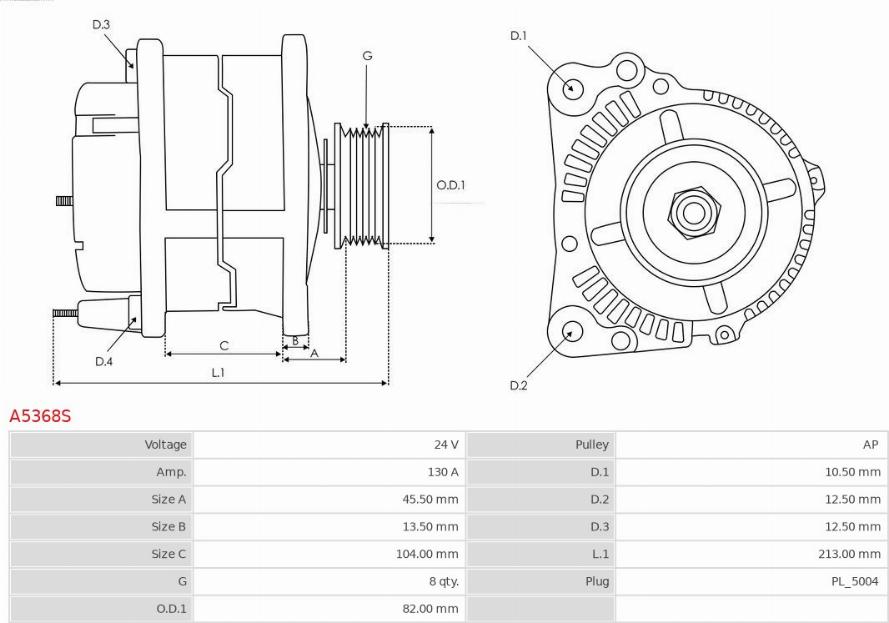 AS-PL A5368S - Generator xdelar.se