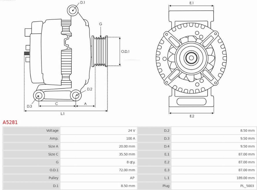 AS-PL A5281 - Generator xdelar.se