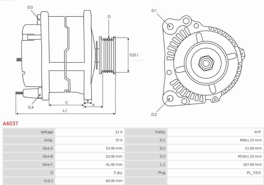 AS-PL A6037 - Generator xdelar.se