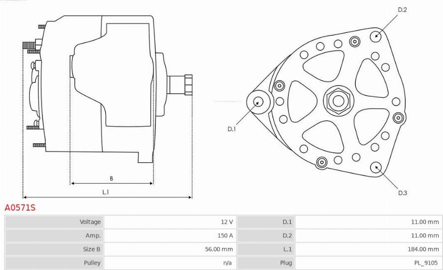 AS-PL A0571S - Generator xdelar.se