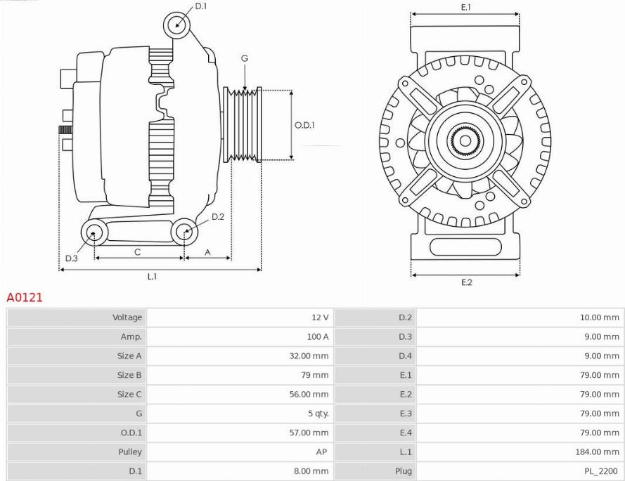 AS-PL A0121 - Generator xdelar.se