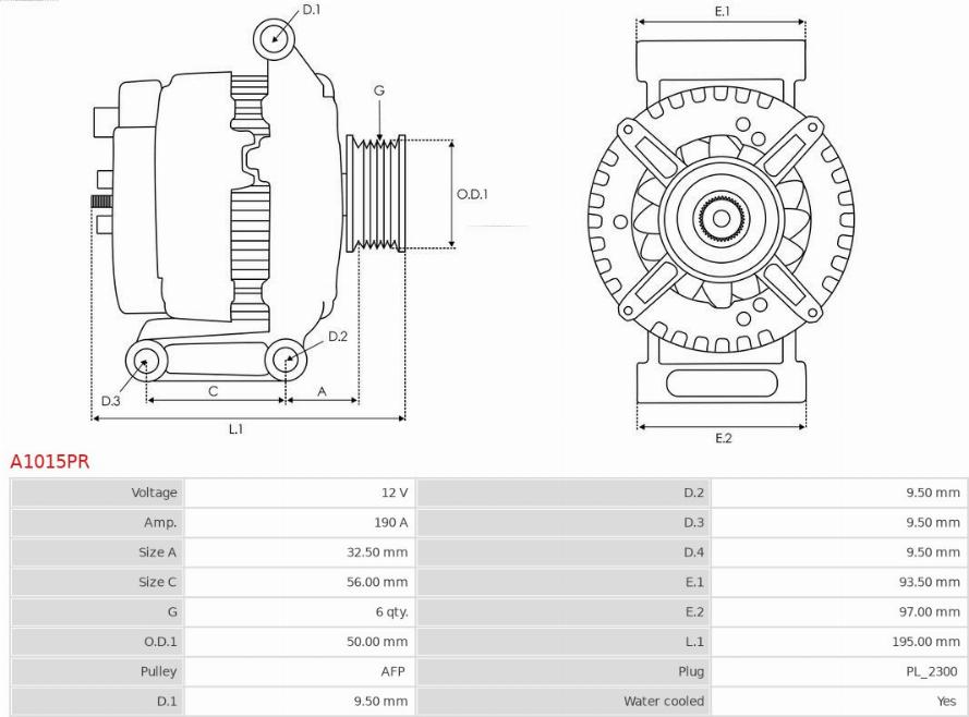 AS-PL A1015PR - Generator xdelar.se