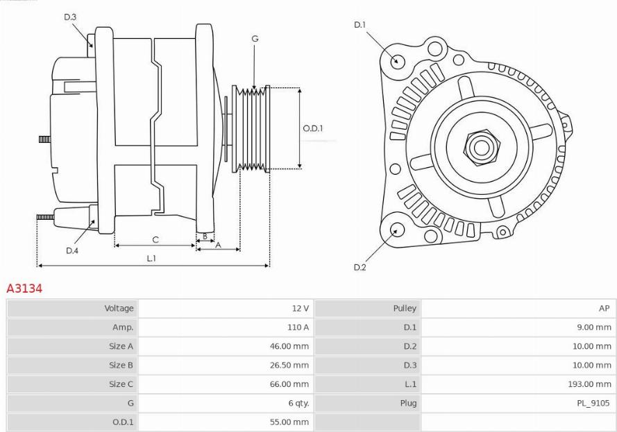 AS-PL A3134 - Generator xdelar.se