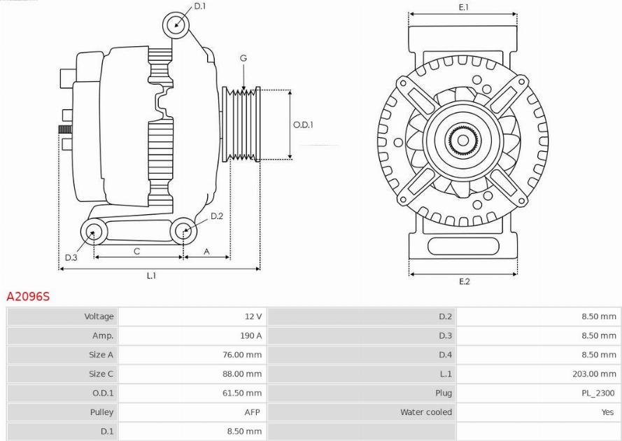 AS-PL A2096S - Generator xdelar.se