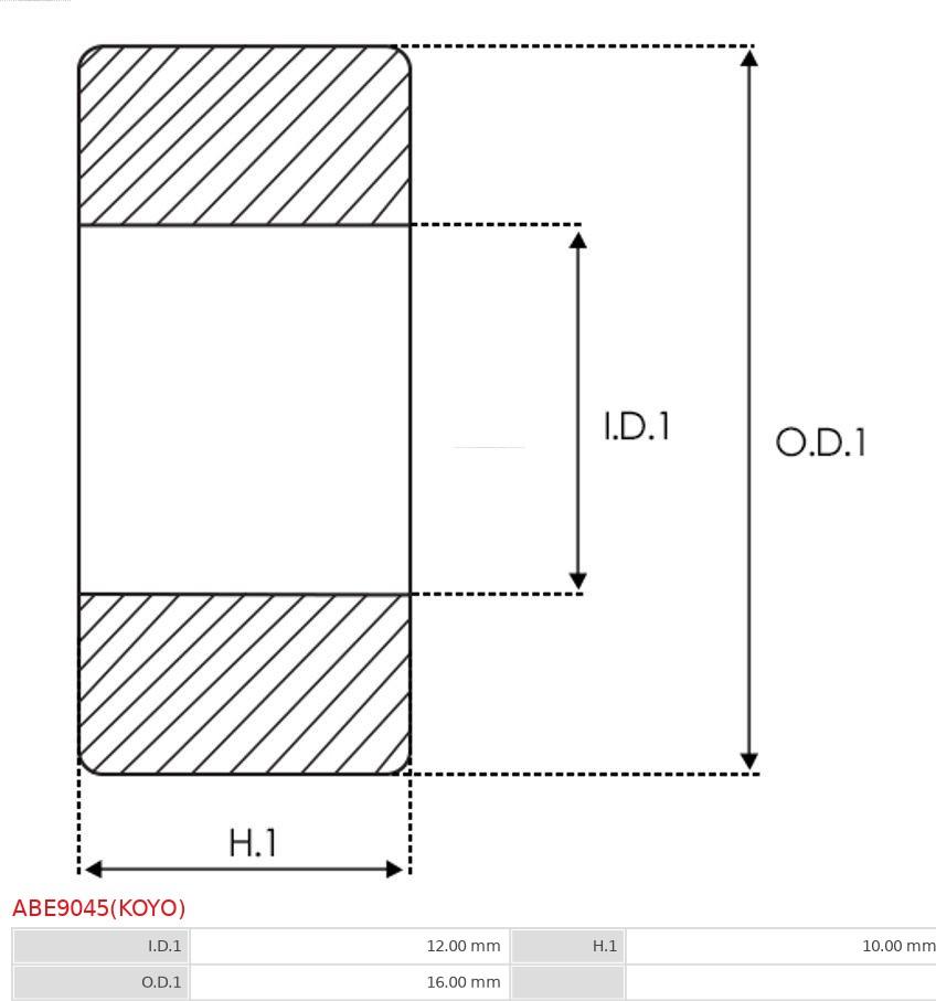 AS-PL ABE9045(KOYO) - Lager xdelar.se