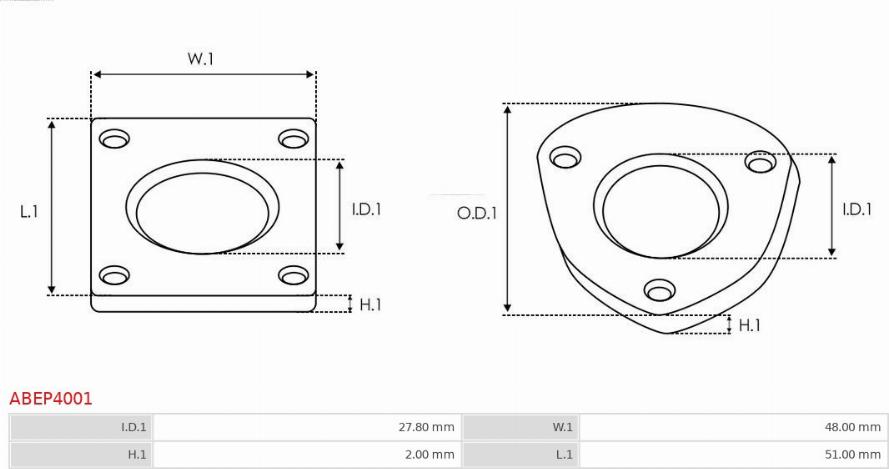 AS-PL ABEP4001 - Reparationssats, generator xdelar.se