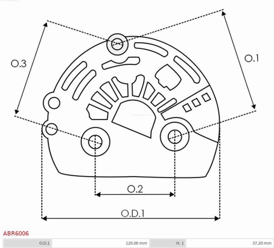 AS-PL ABR6006 - Skyddskåpa, generator xdelar.se