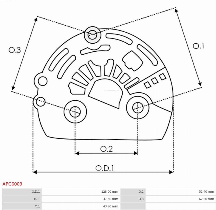 AS-PL APC6009 - Skyddskåpa, generator xdelar.se