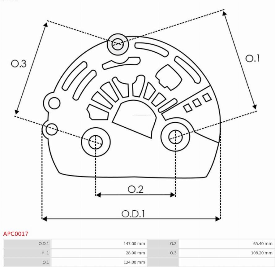 AS-PL APC0017 - Skyddskåpa, generator xdelar.se