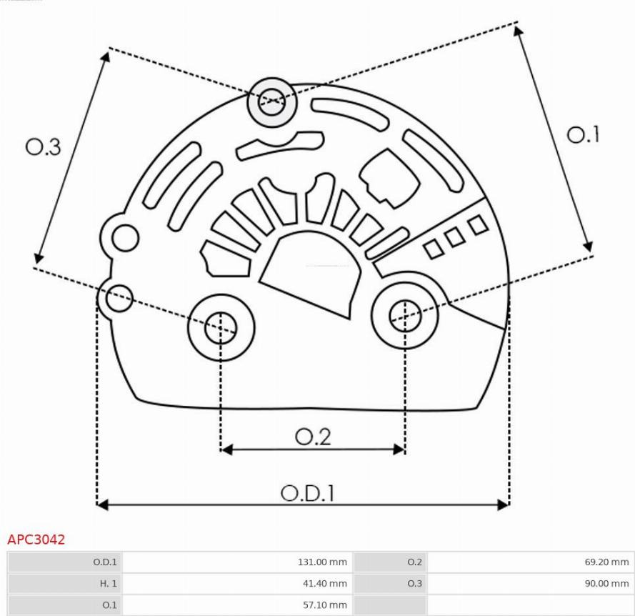 AS-PL APC3042 - Skyddskåpa, generator xdelar.se