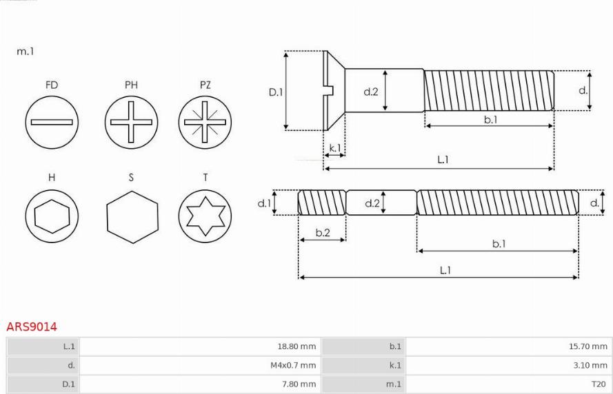 AS-PL ARS9014 - Reparationssats, generator xdelar.se