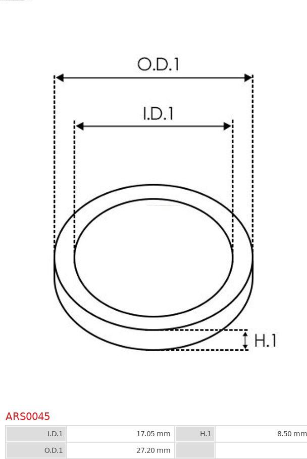 AS-PL ARS0045 - Reparationssats, generator xdelar.se