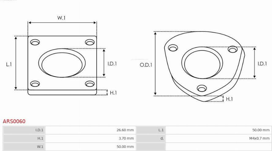 AS-PL ARS0060 - Reparationssats, generator xdelar.se