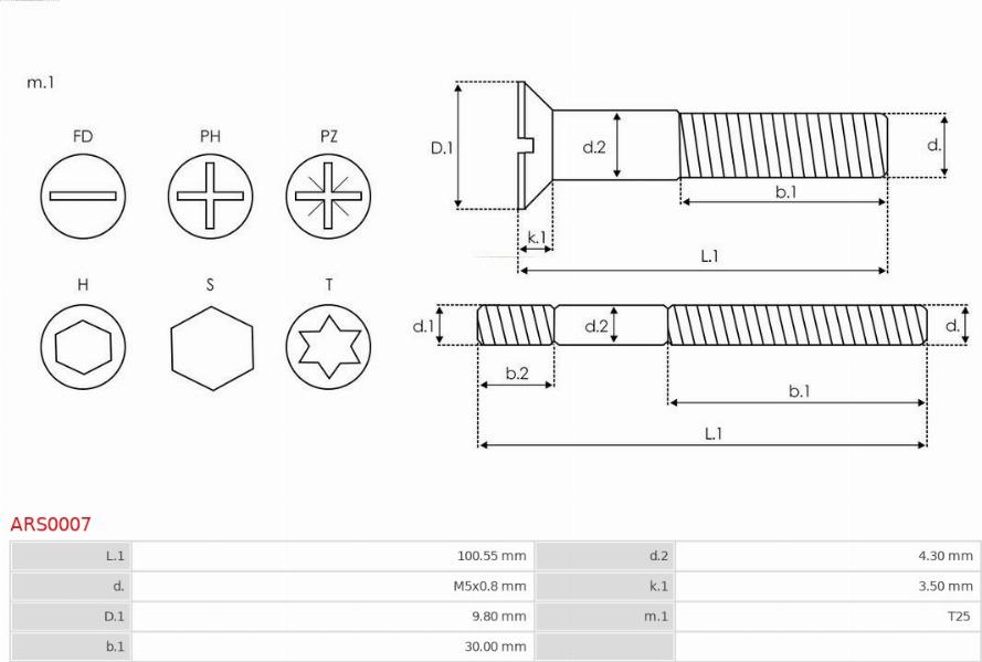 AS-PL ARS0007 - Reparationssats, generator xdelar.se