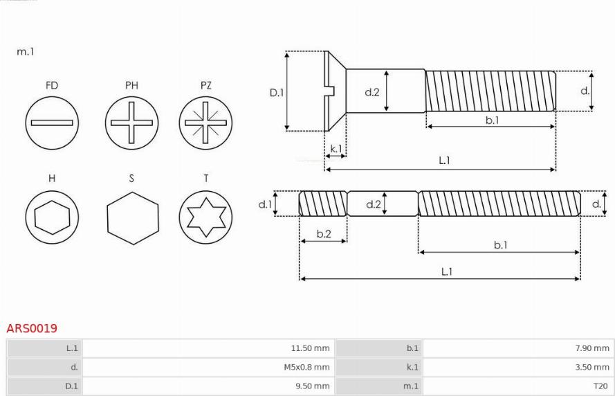 AS-PL ARS0019 - Reparationssats, generator xdelar.se