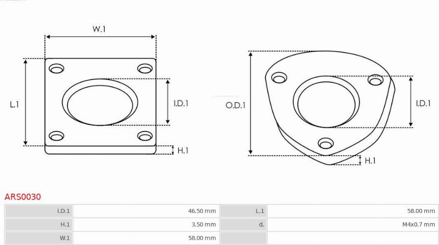 AS-PL ARS0030 - Reparationssats, generator xdelar.se