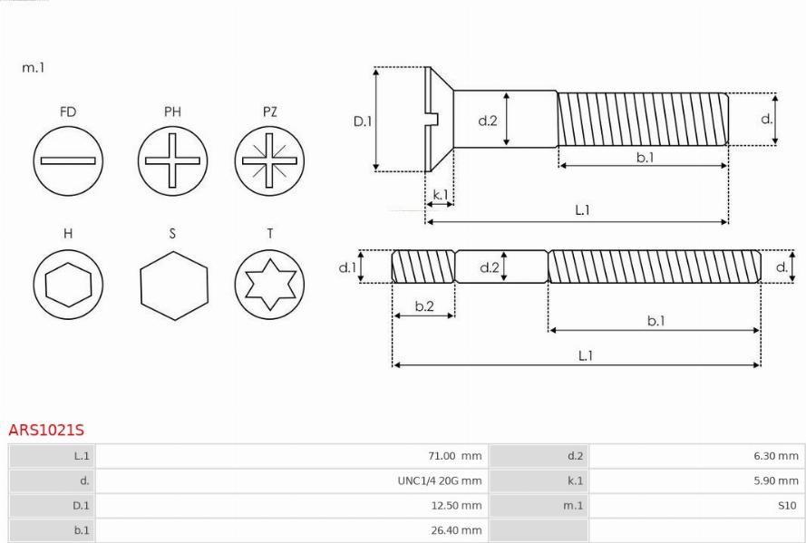 AS-PL ARS1021S - Reparationssats, generator xdelar.se