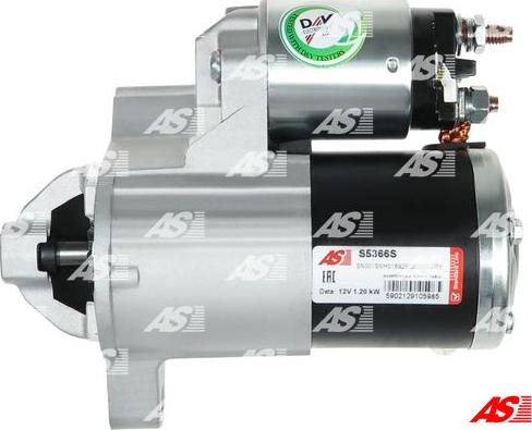 AS-PL S5366S - Startmotor xdelar.se