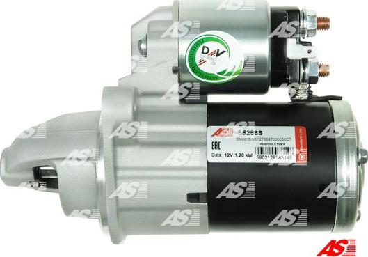 AS-PL S5288S - Startmotor xdelar.se