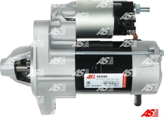 AS-PL S6309S - Startmotor xdelar.se