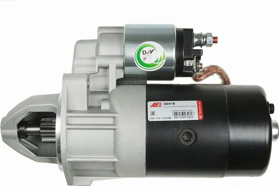 AS-PL S0419 - Startmotor xdelar.se