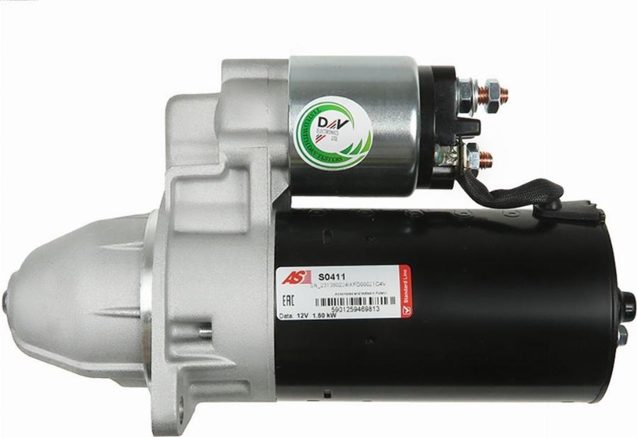 AS-PL S0411 - Startmotor xdelar.se