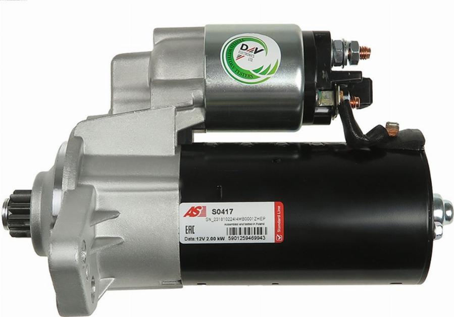 AS-PL S0417 - Startmotor xdelar.se