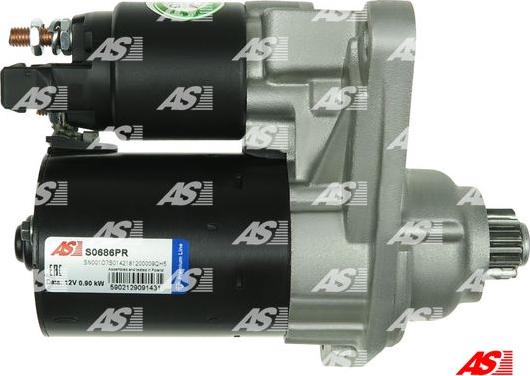 AS-PL S0686PR - Startmotor xdelar.se