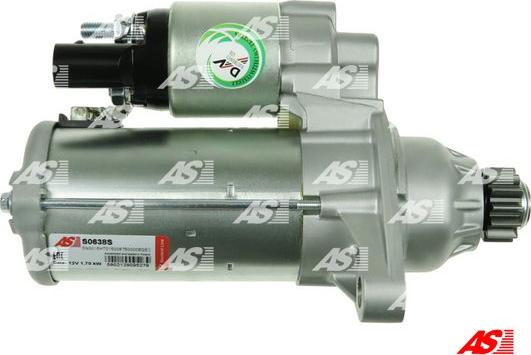 AS-PL S0638S - Startmotor xdelar.se