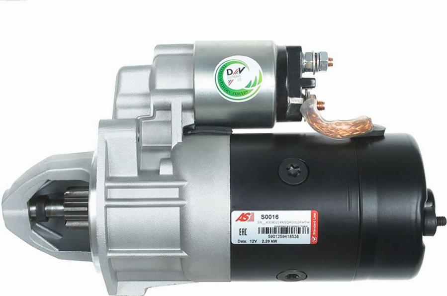 AS-PL S0016 - Startmotor xdelar.se