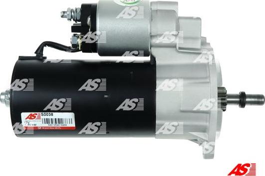 AS-PL S0038 - Startmotor xdelar.se