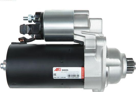 AS-PL S0025 - Startmotor xdelar.se