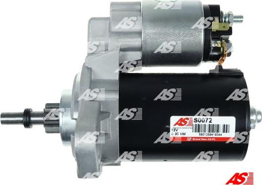 AS-PL S0072 - Startmotor xdelar.se