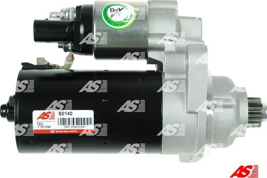 AS-PL S0140 - Startmotor xdelar.se