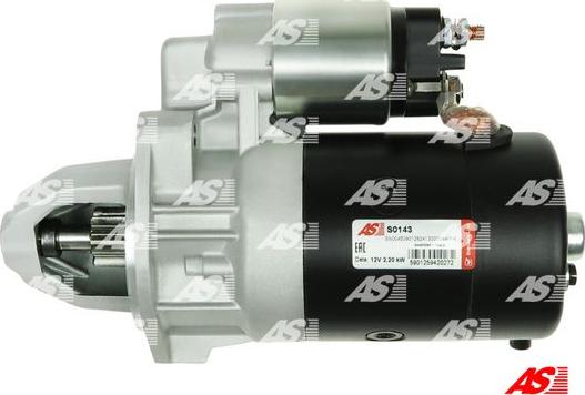 AS-PL S0143 - Startmotor xdelar.se